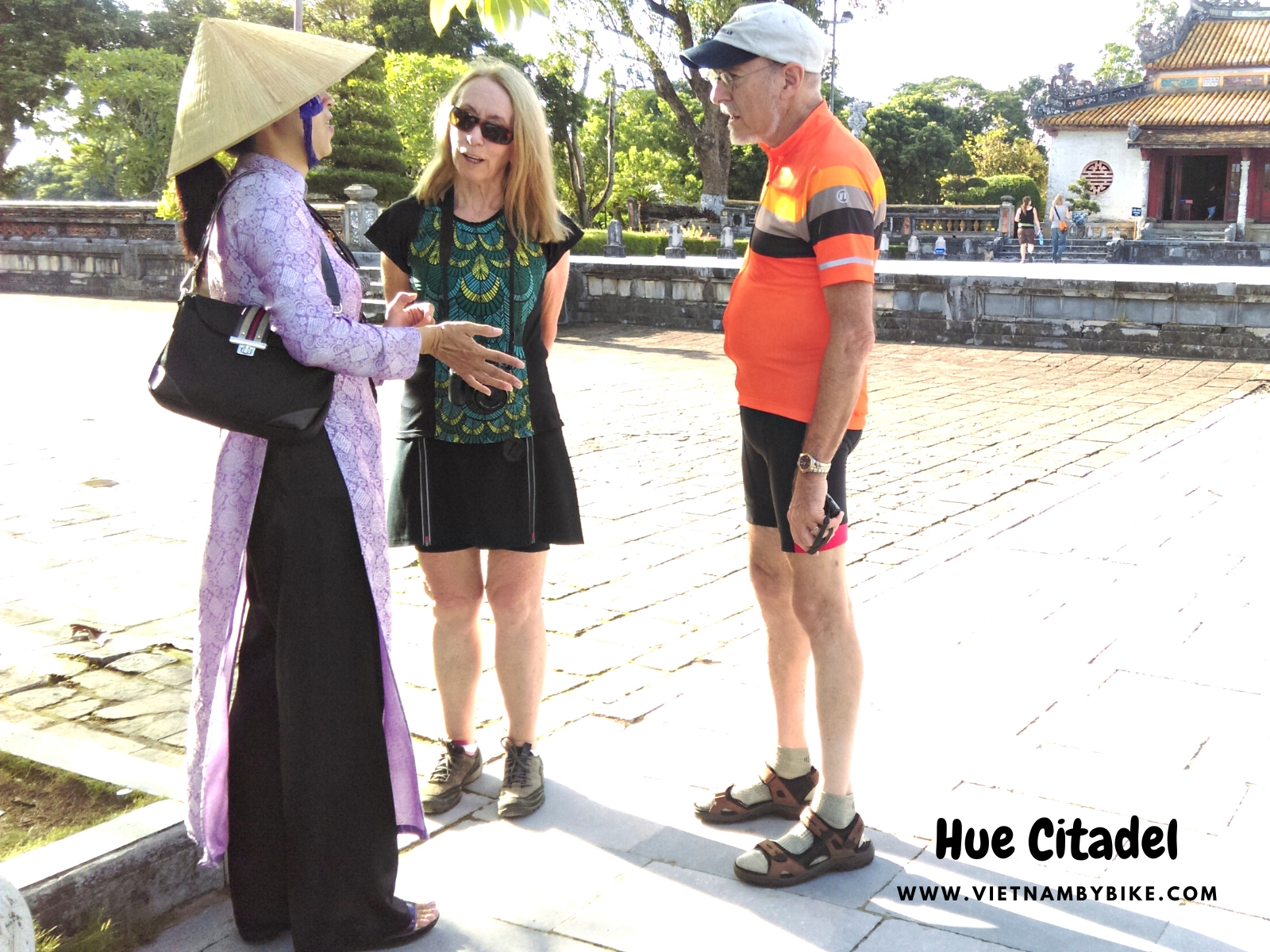 Hue Imperial Cycling Tour Cycling through Hue Imperial City Vietnam