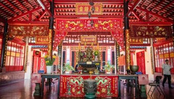 Hue Royal Architecture Temple in Saigon